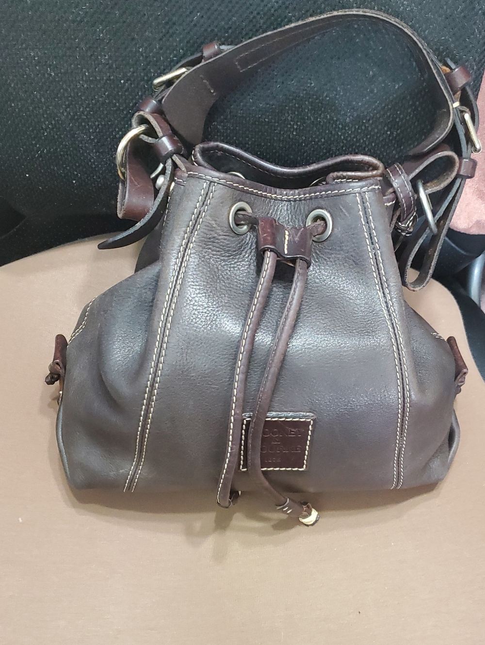 Vintage Dooney Bucket Drawstring